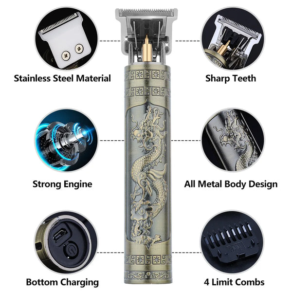 Retro T9 Barber Trimmer Set